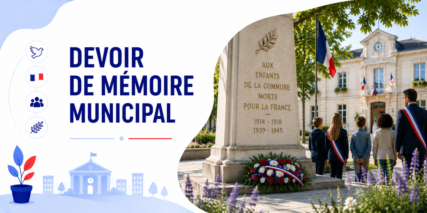 DEVOIR DE MÉMOIRE MUNICIPAL • en distanciel (visioconférence avec formateur)