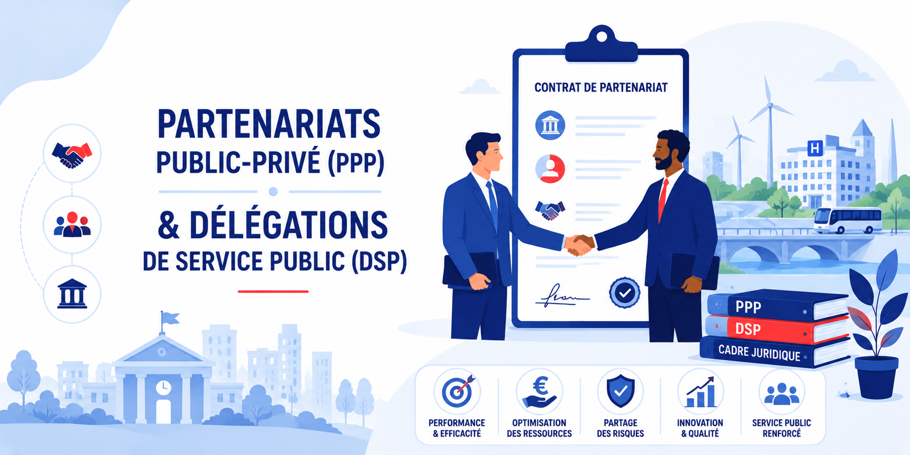 PARTENARIATS PUBLIC-PRIVÉ (PPP) ET DÉLÉGATIONS DE SERVICE PUBLIC (DSP) • en distanciel (visioconférence avec formateur)