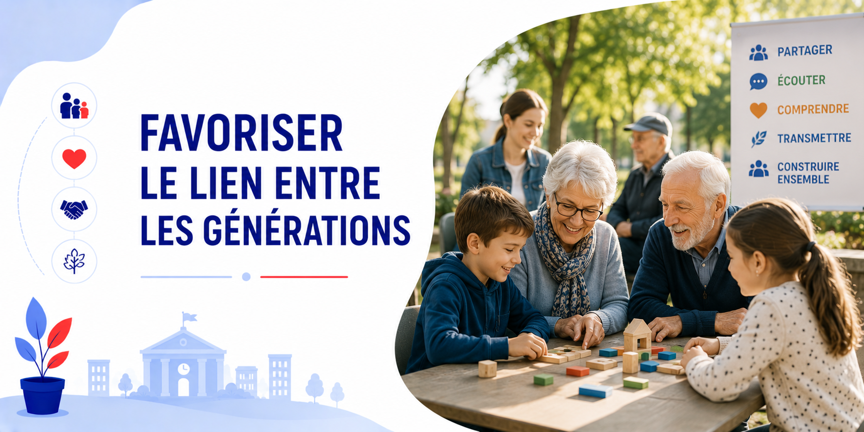 FAVORISER LE LIEN ENTRE LES GÉNÉRATIONS • en distanciel (visioconférence avec formateur)