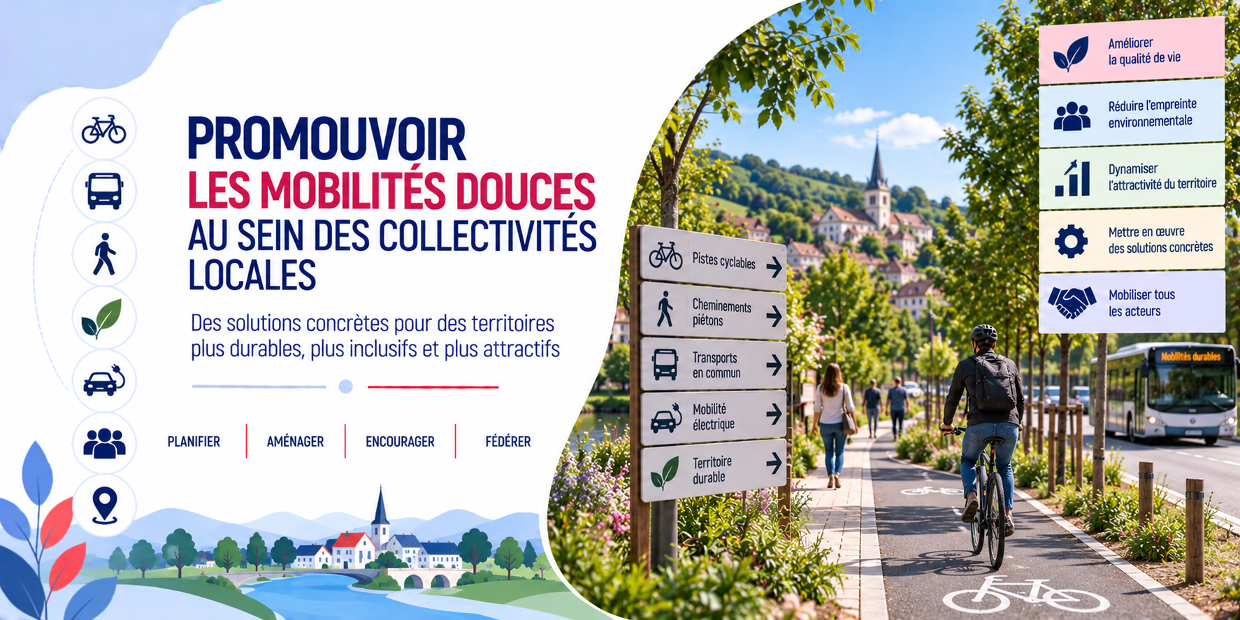 PROMOUVOIR LES MOBILITÉS DOUCES AU SEIN DES COLLECTIVITÉS LOCALES