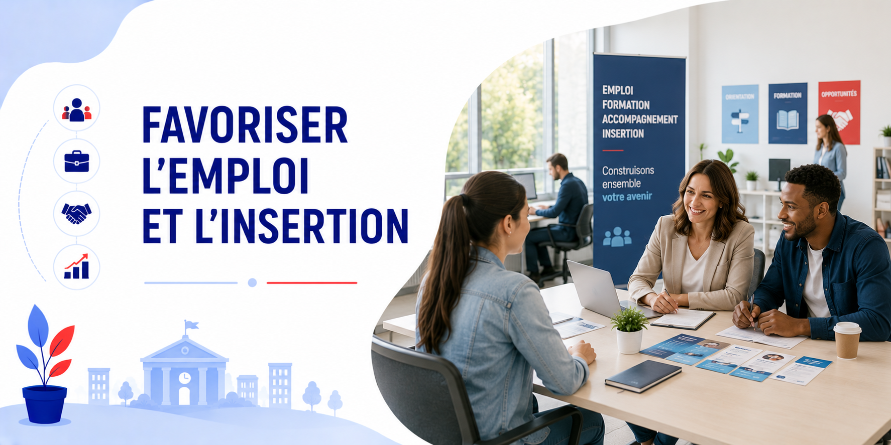 FAVORISER L'EMPLOI ET L'INSERTION • en distanciel (visioconférence avec formateur)