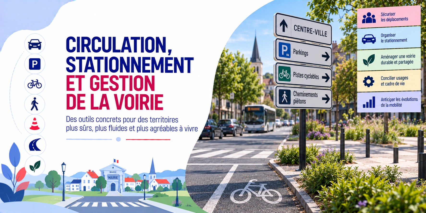 CIRCULATION, STATIONNEMENT ET GESTION DE LA VOIRIE • en distanciel (visioconférence avec formateur)