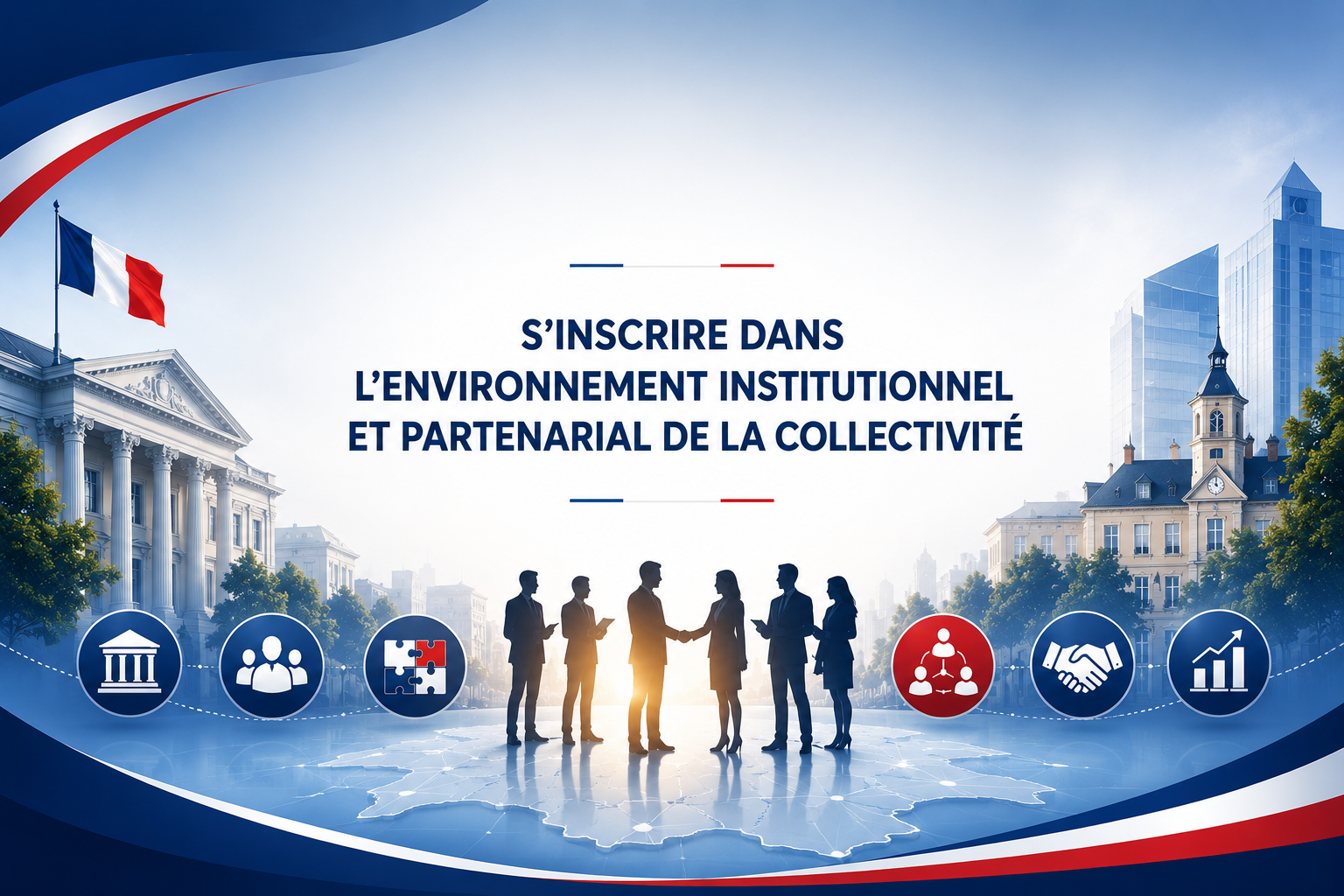 S’INSCRIRE DANS L’ENVIRONNEMENT INSTITUTIONNEL ET PARTENARIAL DE LA COLLECTIVITÉ • en présentiel