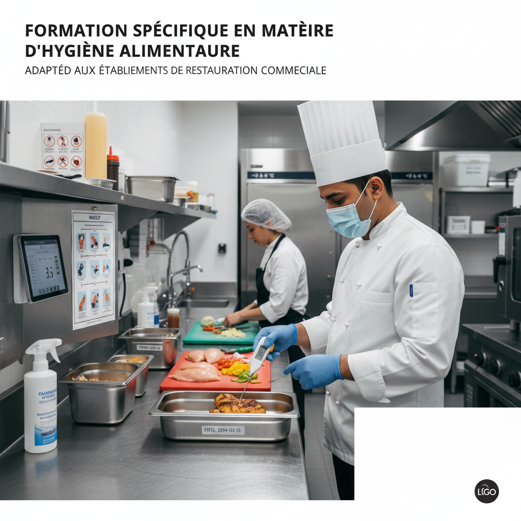 Formation  Spécifique en Matière d’Hygiène Alimentaire adaptée à l’activité des Etablissements de Restauration Commerciale 2j