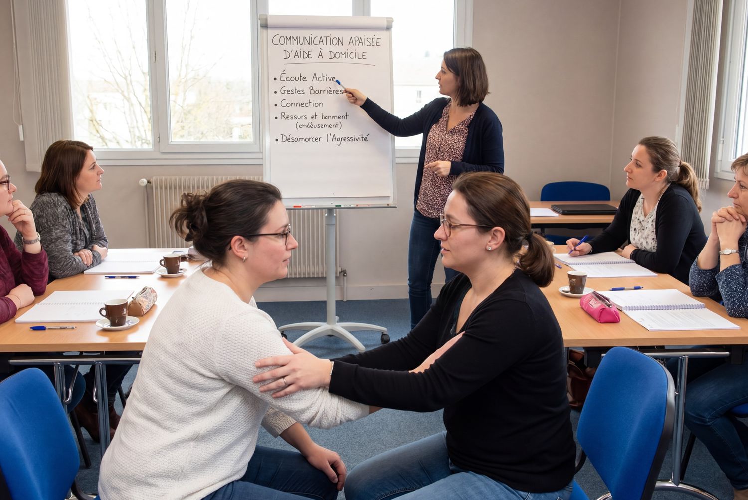 SAVOIRS DE BASES COMPETENCES CLES : COMMUNICATION APAISEE D AIDE A DOMICILE (7H ) Distanciel)