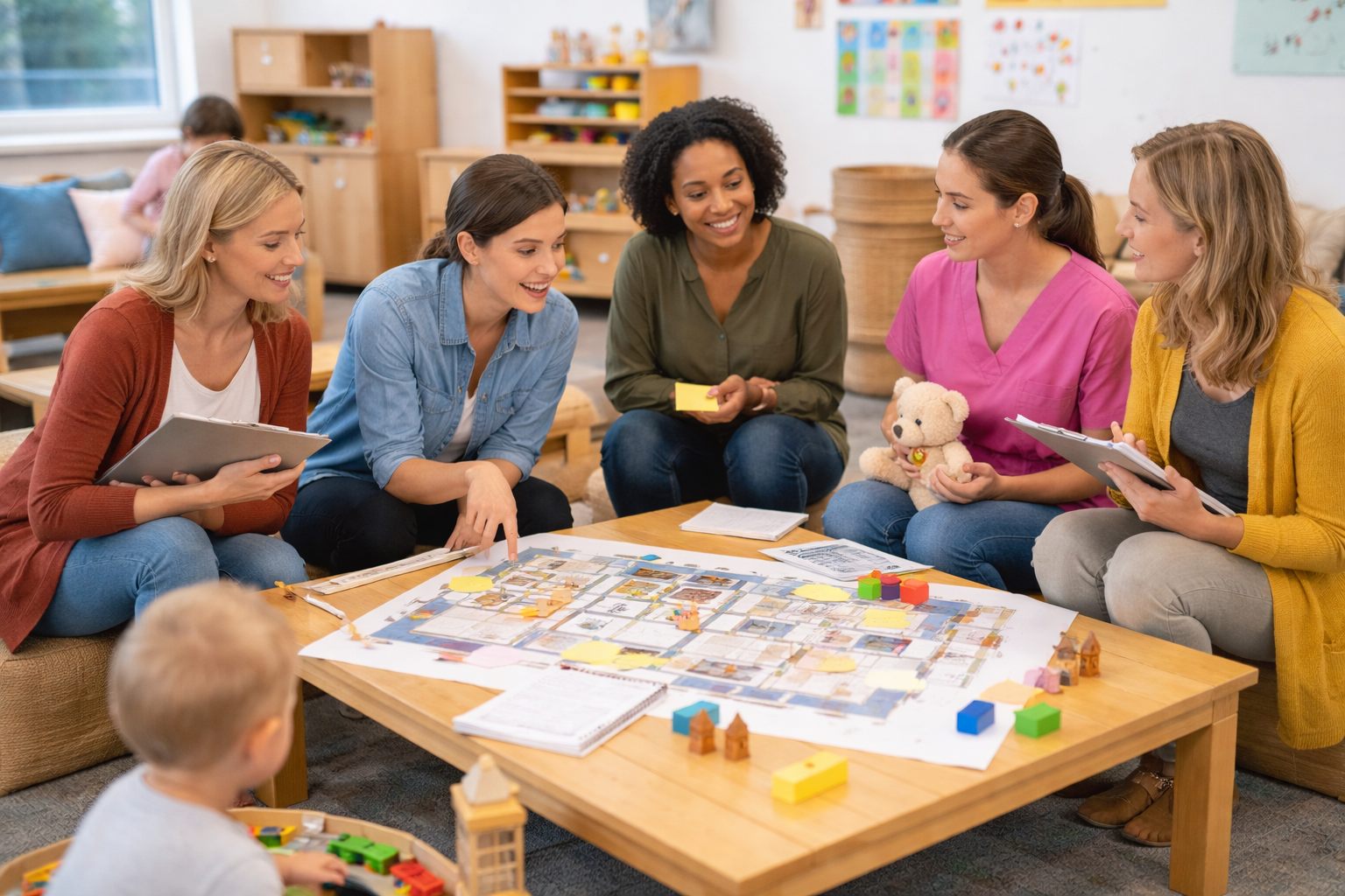 Réorganiser le fonctionnement d'un EAJE autour des besoins de l'enfant