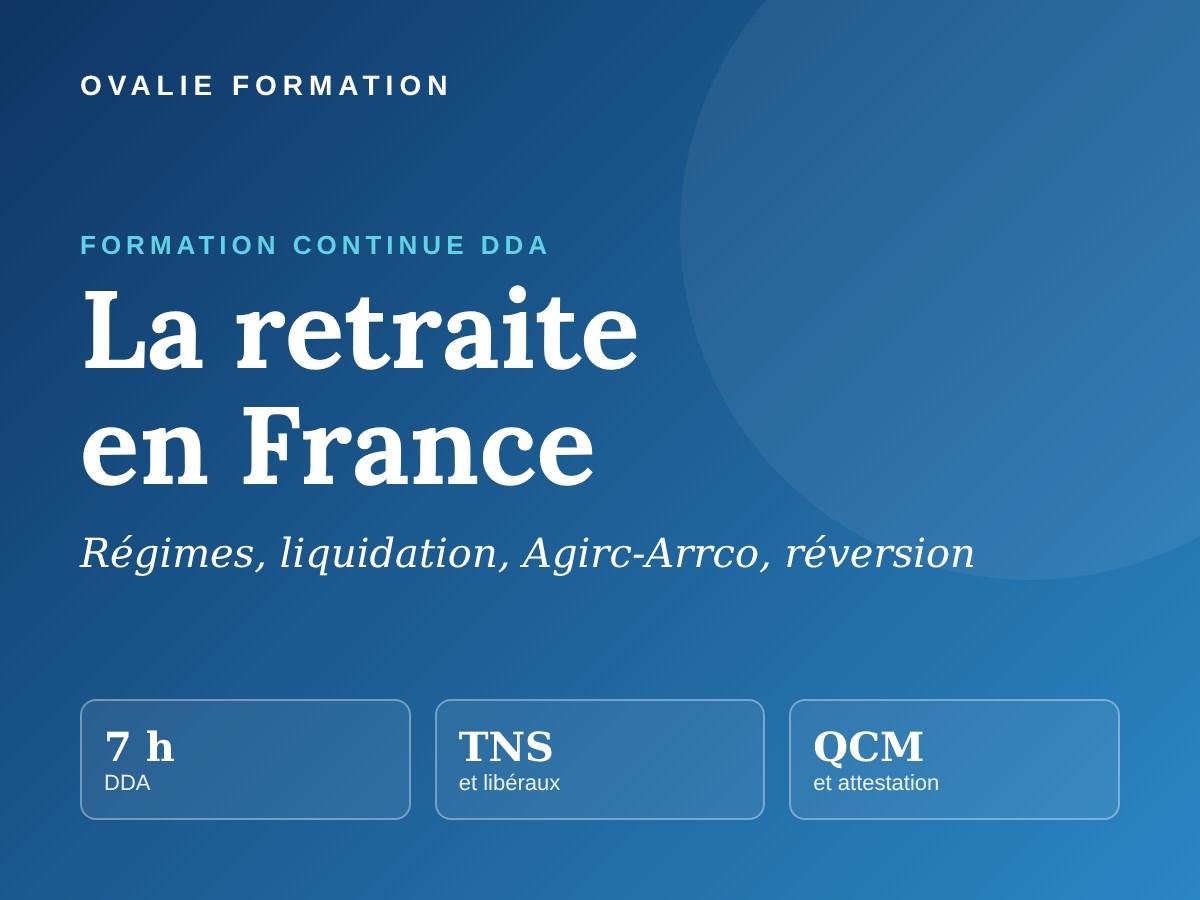 LA RETRAITE EN FRANCE – LOI PACTE ET RÉFORMES 7H00 DDA