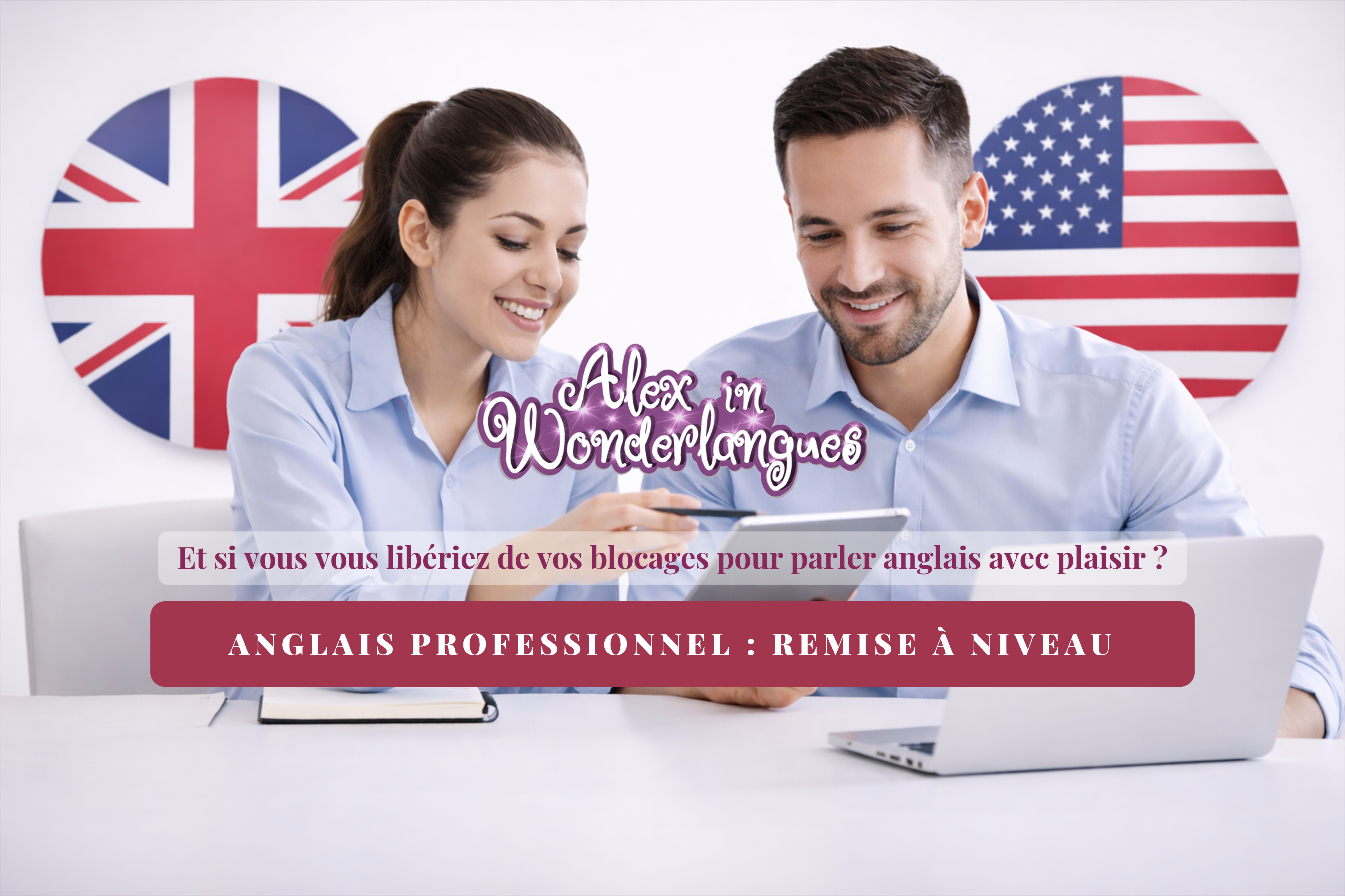 Anglais professionnel : remise à niveau - 60h