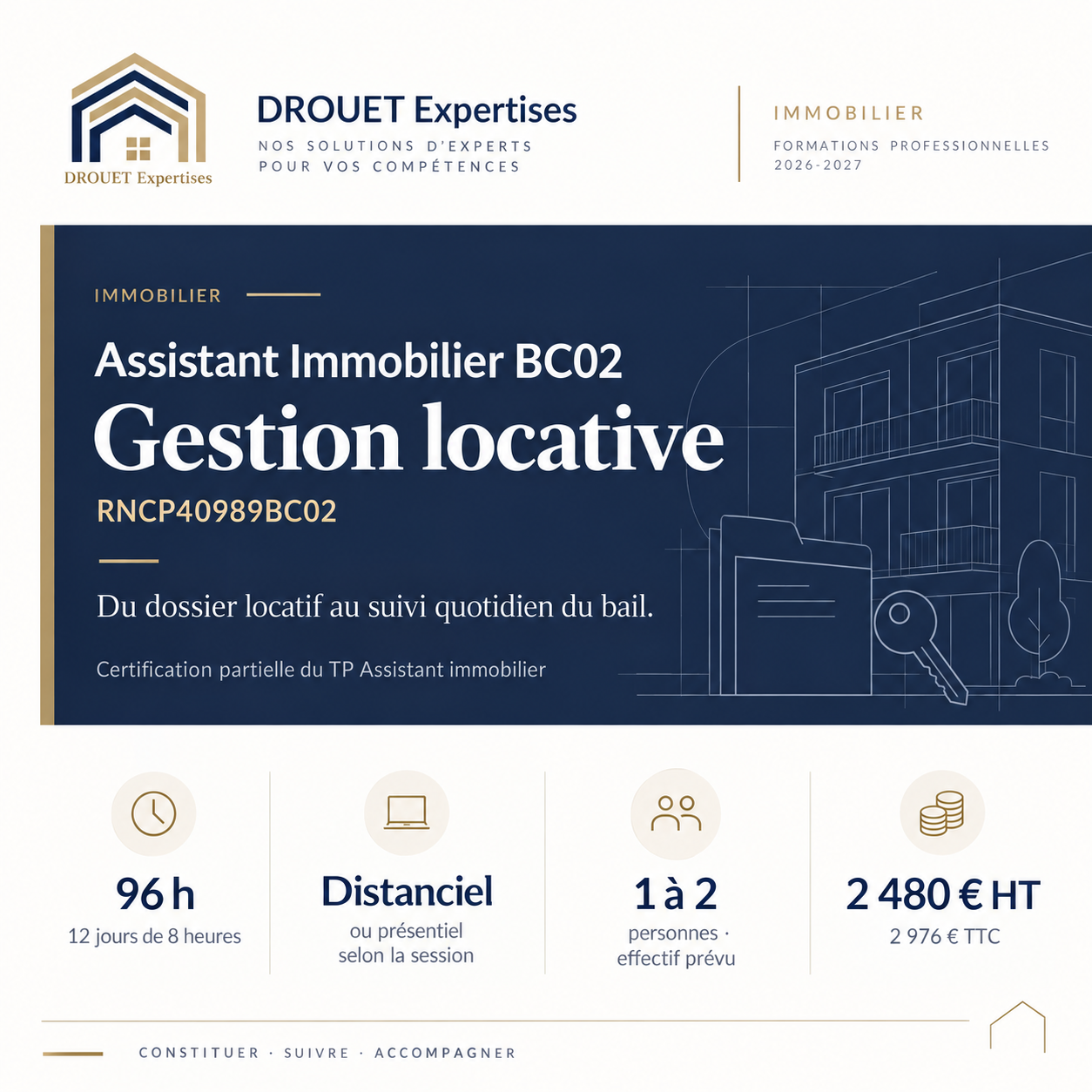 Assistant immobilier BC02 Gestion Locative