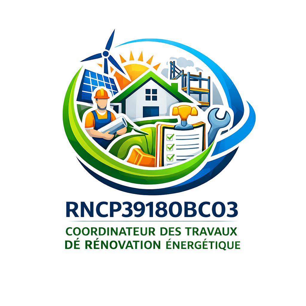 Coordinateur de travaux de rénovation énergétique du batiment -  RNCP39180BC03 - TP Chargé d'accompagnement à la rénovation énergétique