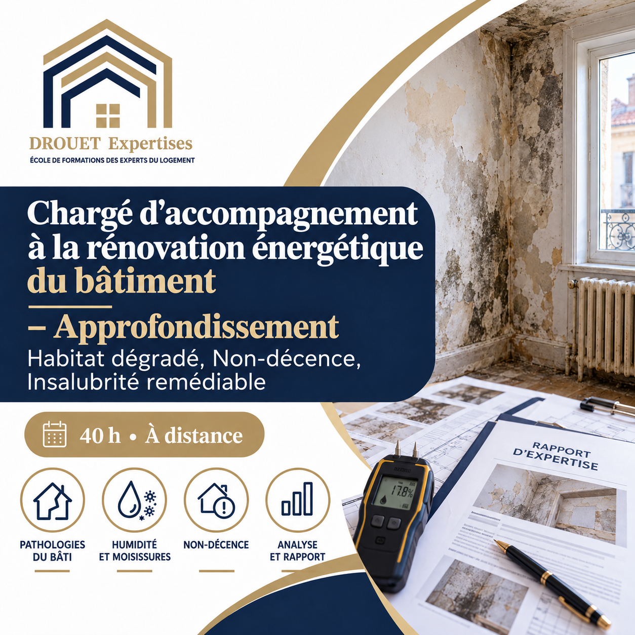 CAREB Approfondissement - Habitat dégradé, Non-décence, Insalubrité remédiable