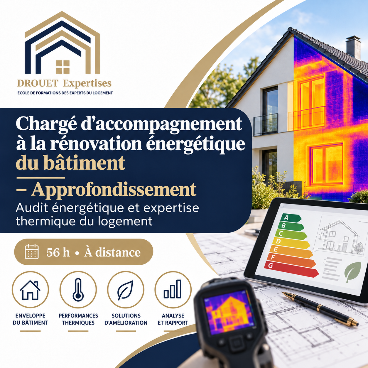 CAREB Approfondissement -  Audit énergétique et expertise thermique du logement