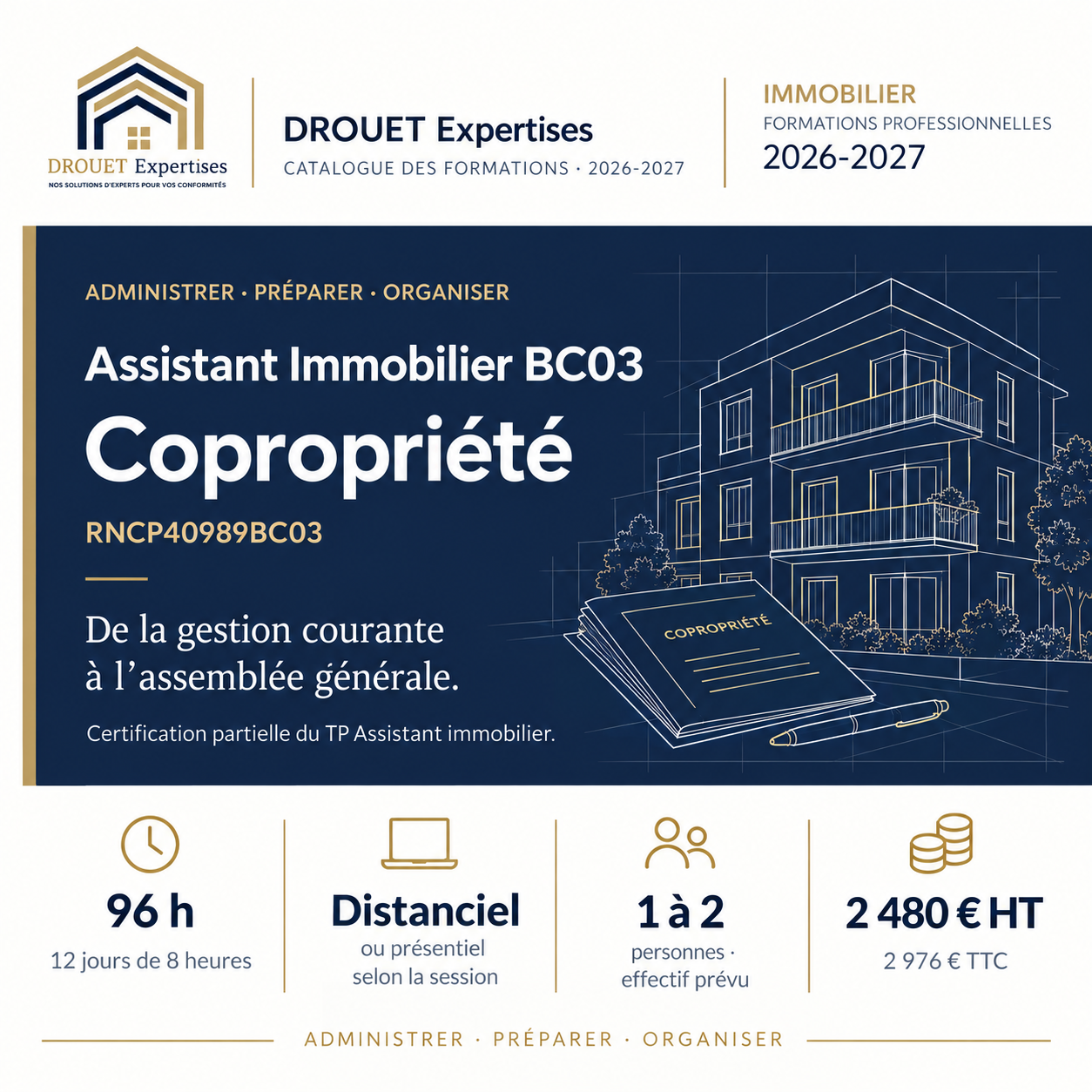 Assistant immobilier BC 03 Copropriété