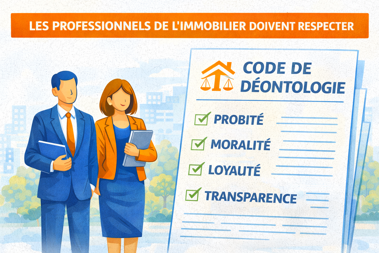 IMMOBILIER SECURISE : LE TRIPTYQUE DEONTOLOGIQUE –DEONTOLOGIE . TRACFIN . ANTI-DISCRIMINATION