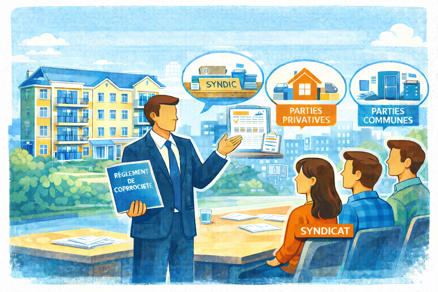 COPROPRIÉTÉ : LE PARCOURS 100% ESSENTIEL : Définition,  Documents clés,  Organes — Tout ce qu’il faut savoir