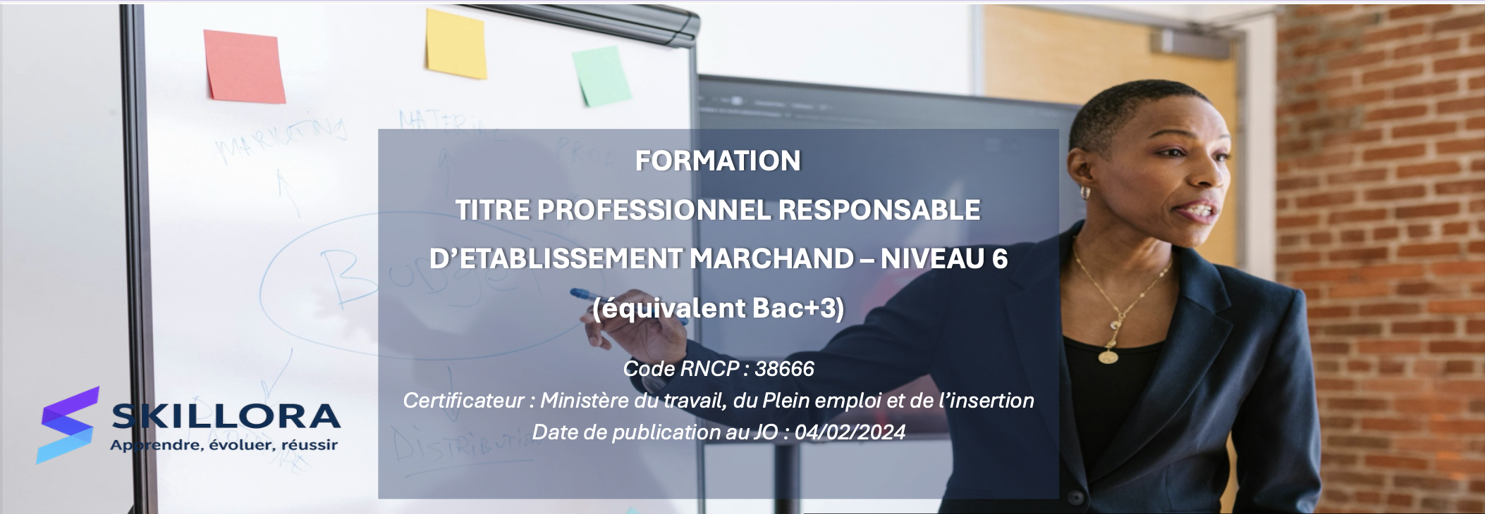 TP Responsable d'Établissement Marchand niveau 6