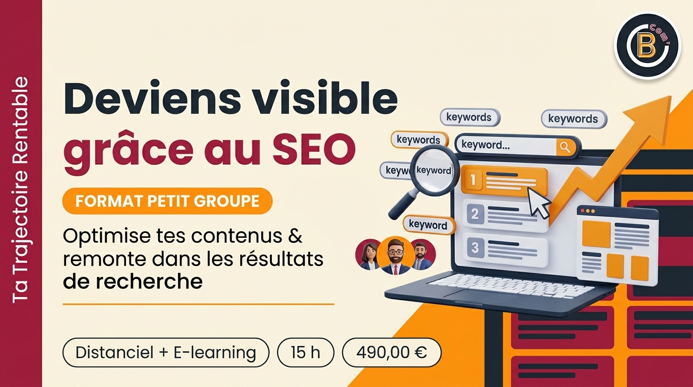 Se former au référencement (SEO) - FORMAT PETIT GROUPE