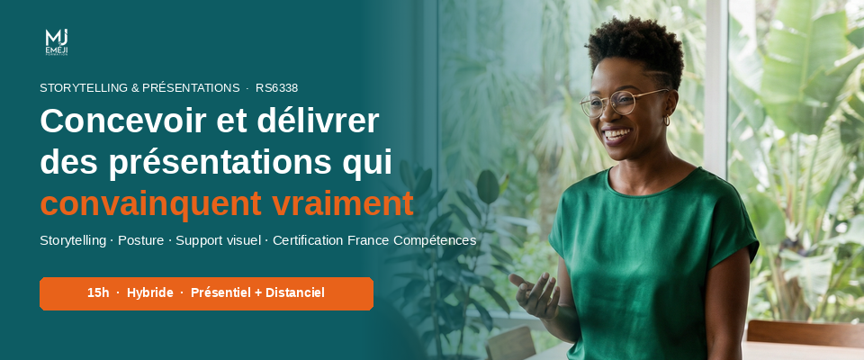 Concevoir des présentations convaincantes avec le storytelling