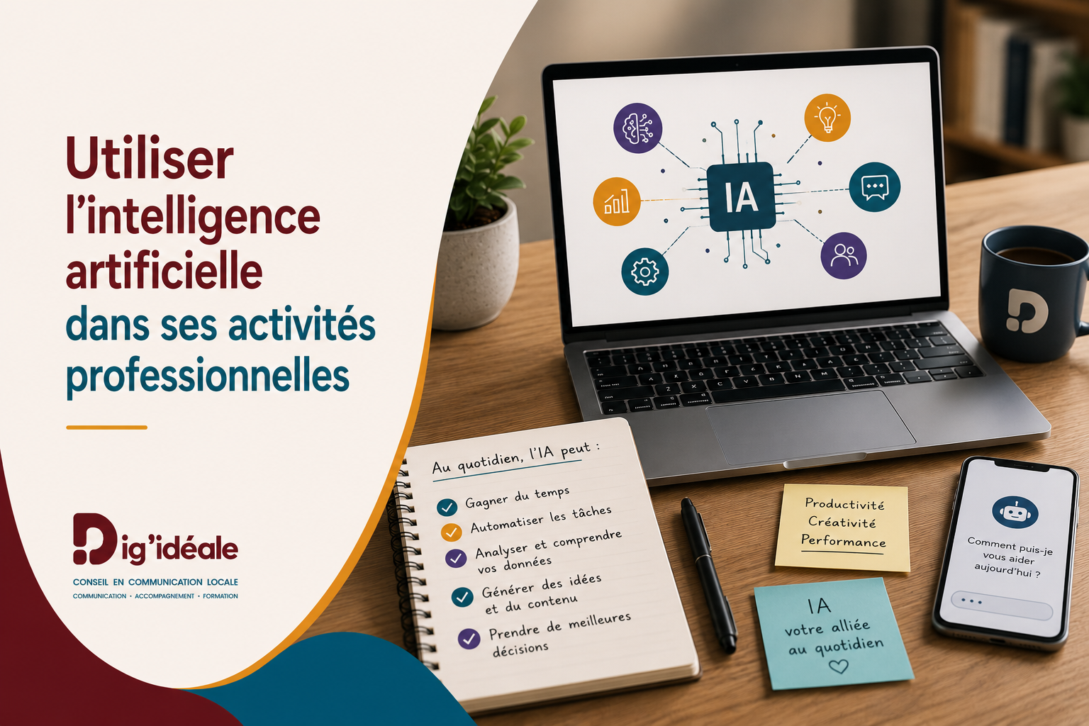 Utiliser l'intelligence artificielle dans ses activités professionnelles