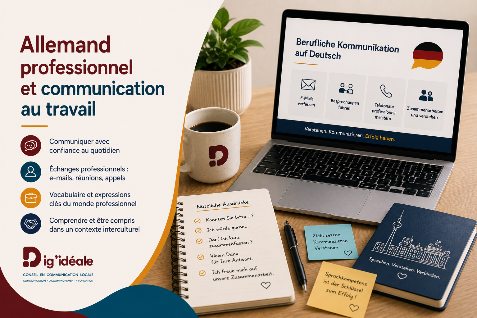 Allemand professionnel et communication au travail