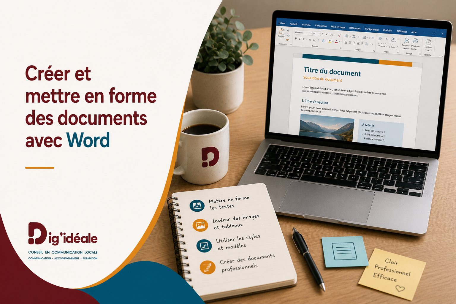 Créer et mettre en forme des documents avec Word